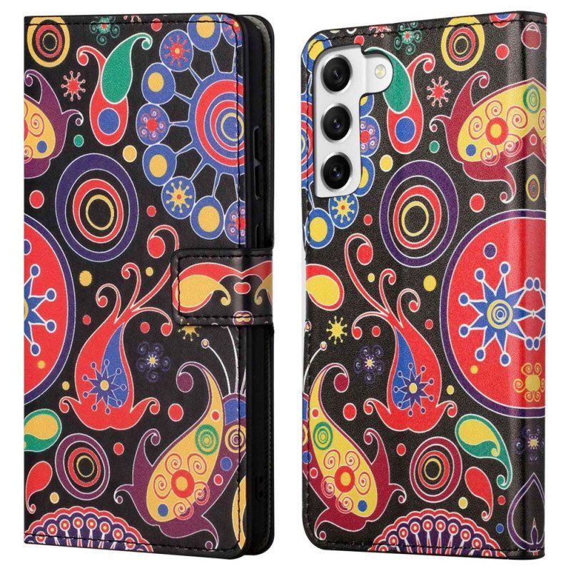 Folio Deksel Til Samsung Galaxy S23 Plus 5G Paisley