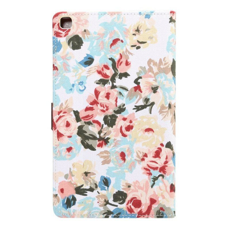 Folio Deksel Til Samsung Galaxy Tab A7 Lite Liberty Blomster