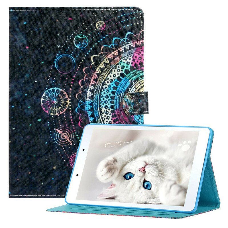 Folio Deksel Til Samsung Galaxy Tab A7 Lite Mandala Kunstserie