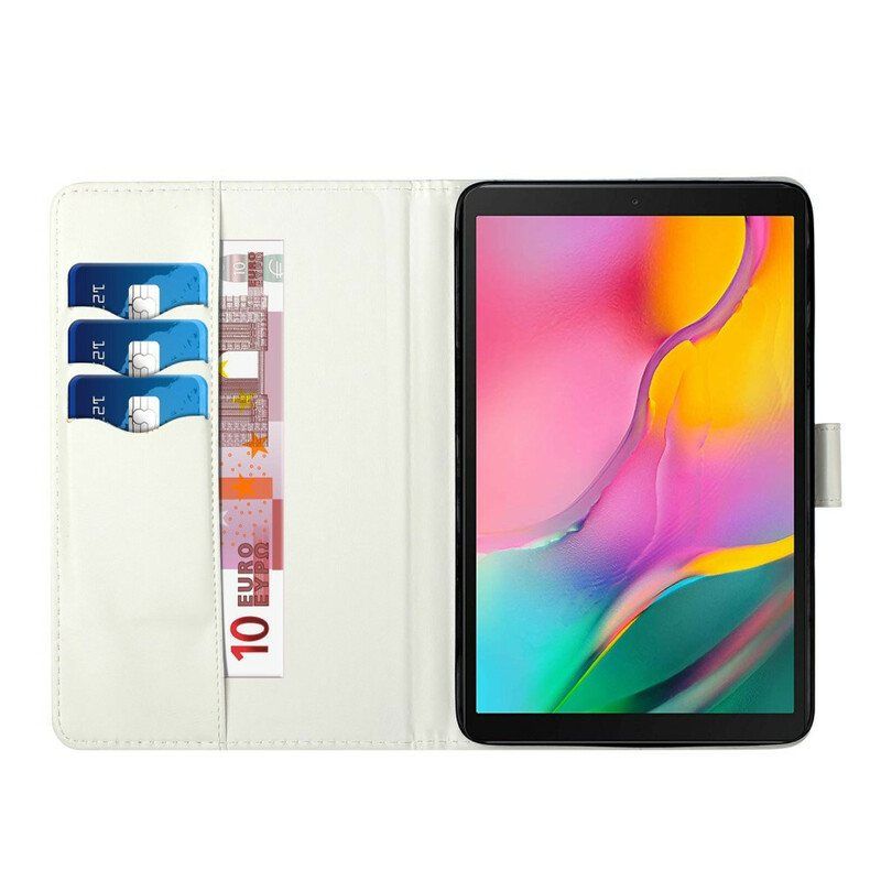 Folio Deksel Til Samsung Galaxy Tab S8 Plus / Tab S7 Plus Sommerfuglfe