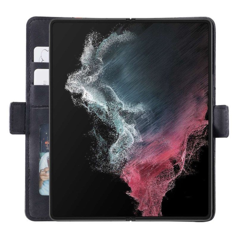 Folio Deksel Til Samsung Galaxy Z Fold 4 Casedance Serie Waltz 001