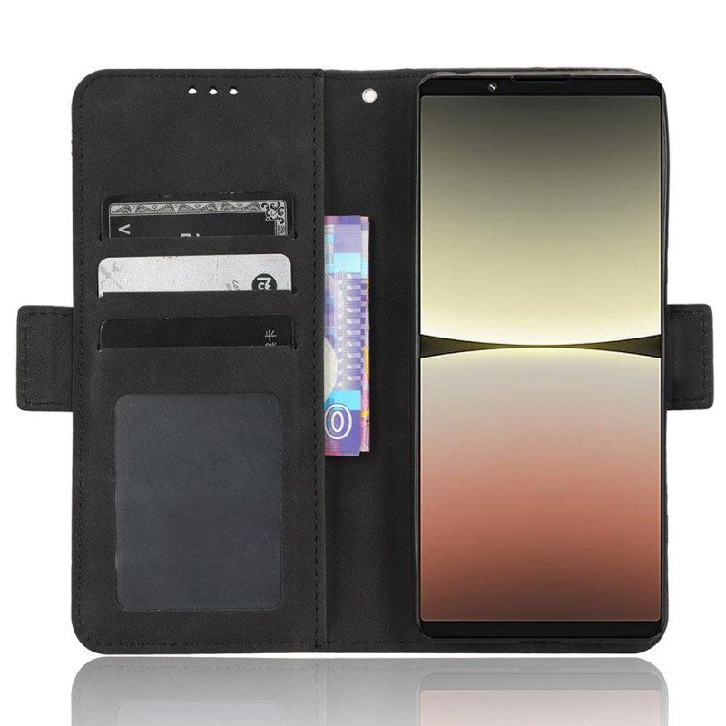 Folio Deksel Til Sony Xperia 5 IV Multi-card Premier Class