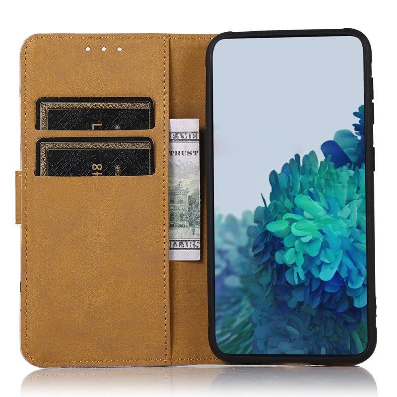 Folio Deksel Til Xiaomi 13 Blomstrende Tre