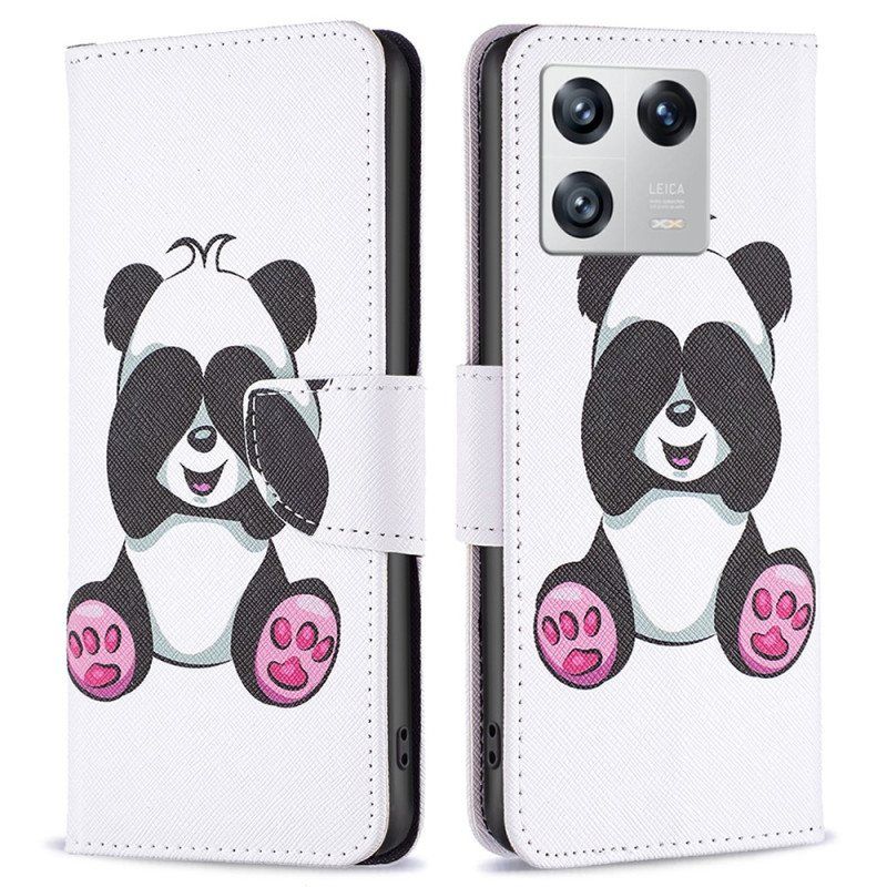 Folio Deksel Til Xiaomi 13 Panda