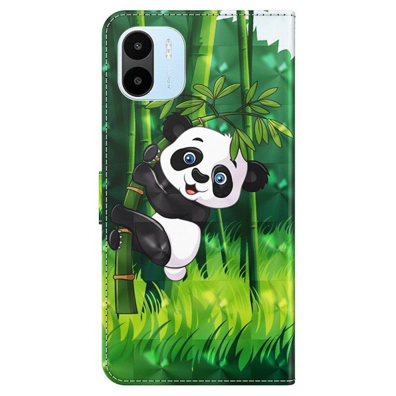 Folio Deksel Til Xiaomi Redmi A1 Panda Og Bambus