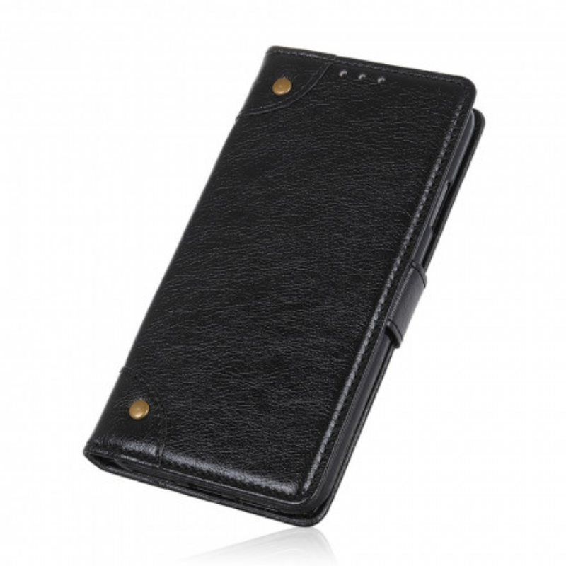 Folio Deksel Til Xiaomi Redmi Note 10 / 10S Stil Nappa Leather Vintage Nagler