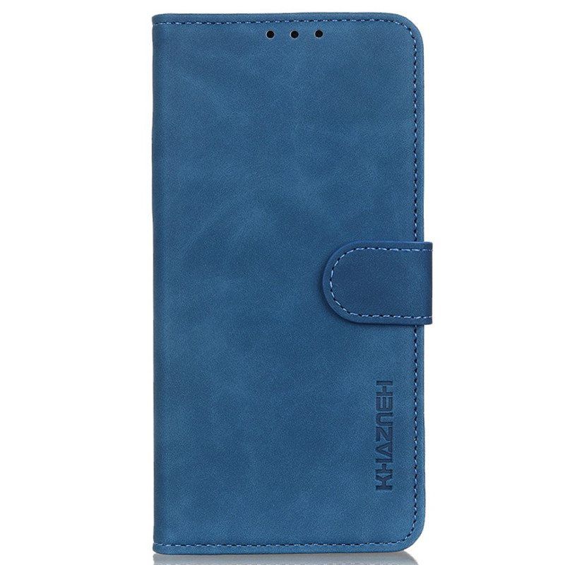 Folio Deksel Til Xiaomi Redmi Note 11 / 11S Khazneh Vintage Skinneffekt