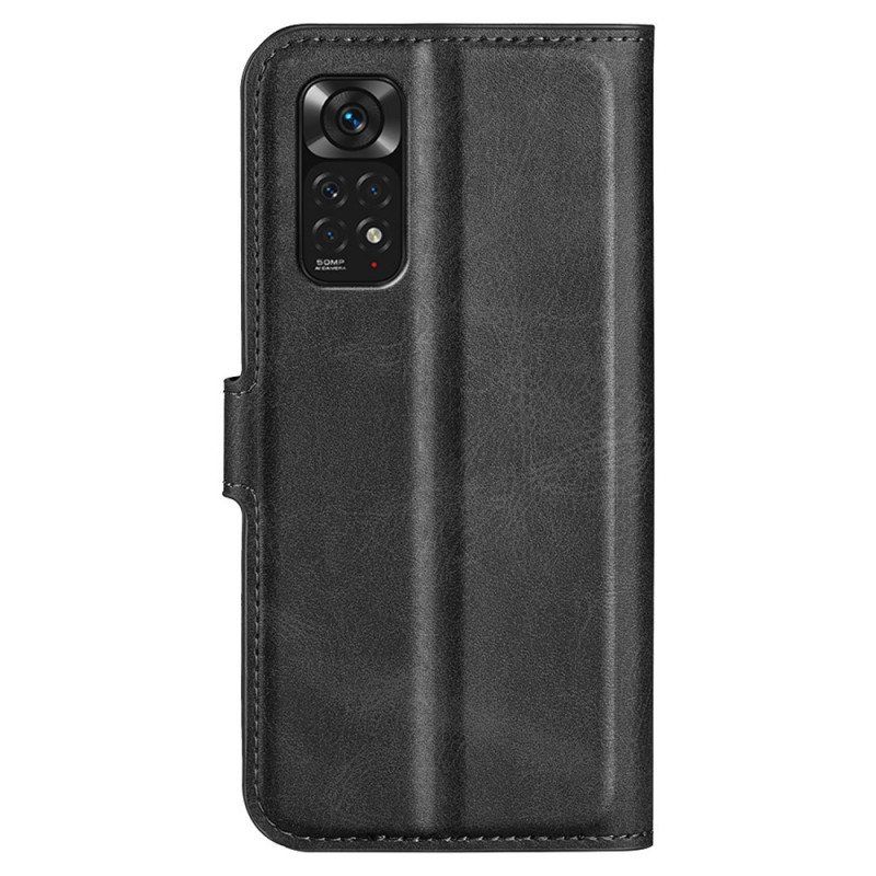 Folio Deksel Til Xiaomi Redmi Note 11 / 11S Retro Skinneffekt