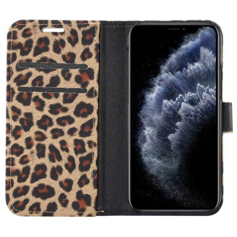 Lærdeksel Til iPhone 14 Pro Leopard