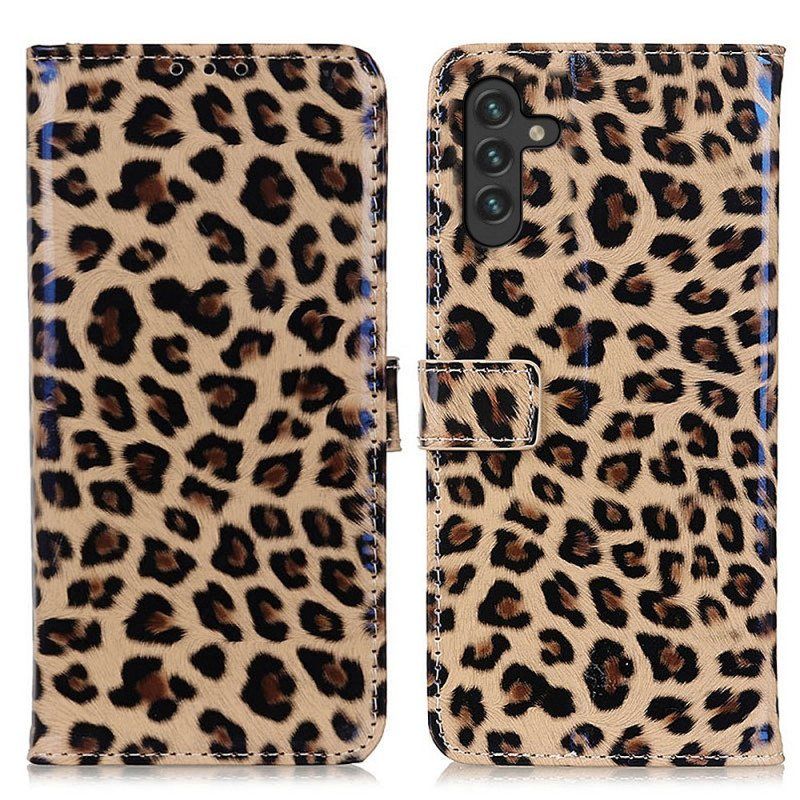 Lærdeksel Til Samsung Galaxy A13 5G / A04s Leopard