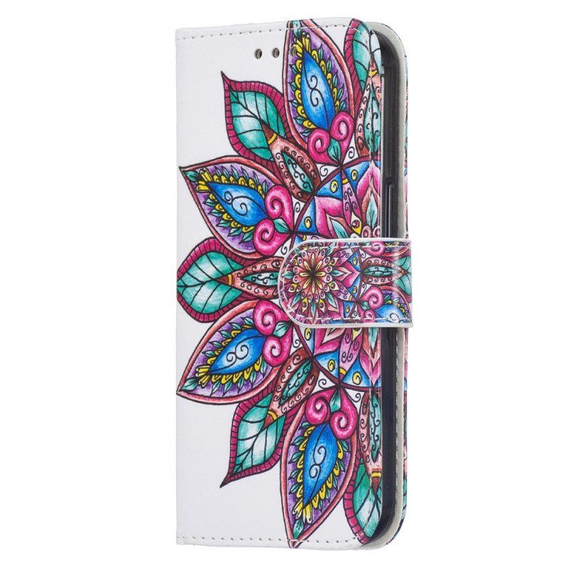 Lærdeksel Til Samsung Galaxy A13 5G / A04s Tegnet Mandala