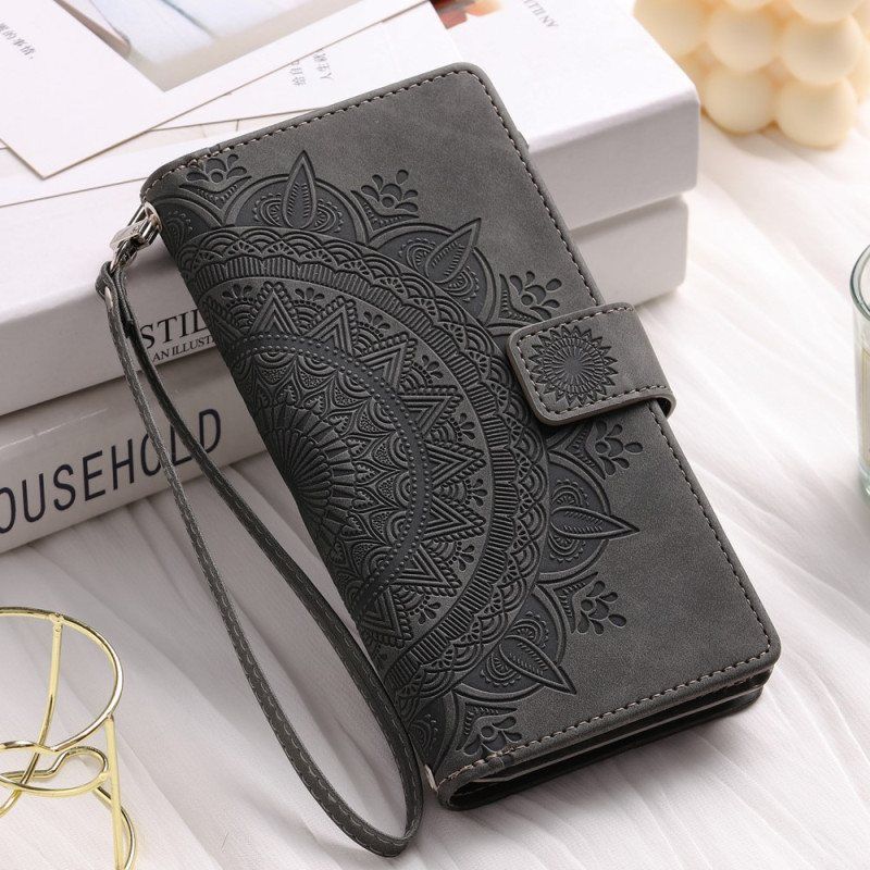 Lærdeksel Til Xiaomi Redmi Note 12 4G Med Mandala Purse