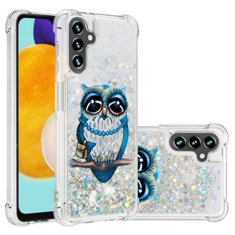 Mobildeksel Til Samsung Galaxy A54 5G Paljetter Miss Owl