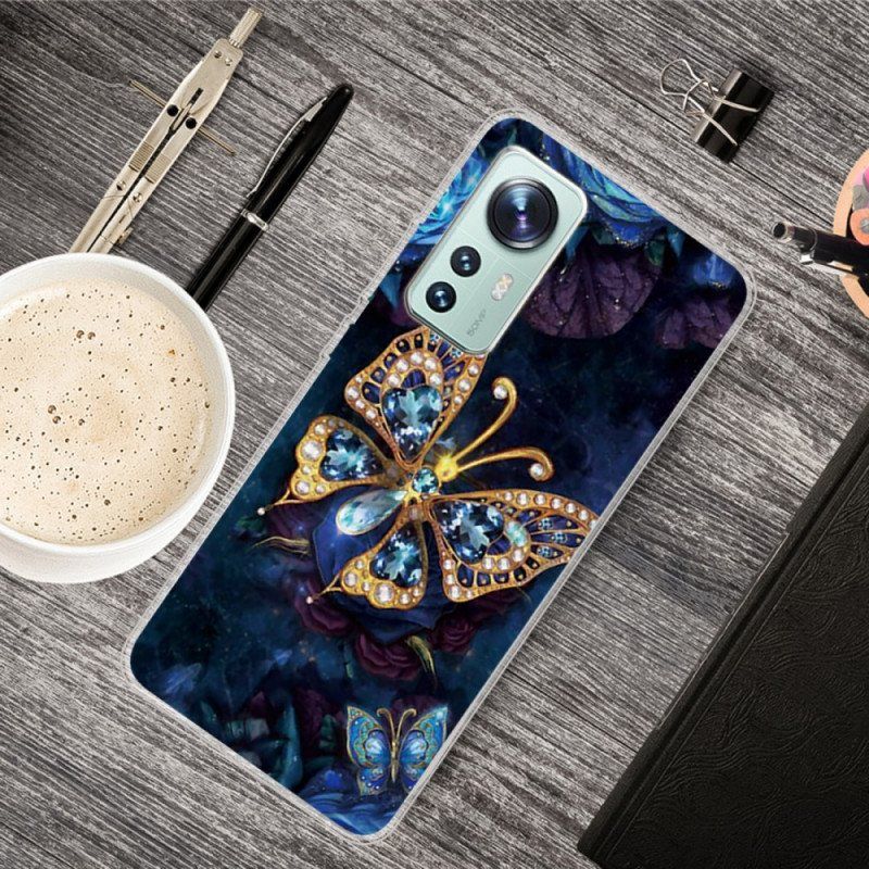 Mobildeksel Til Xiaomi 12 / 12X Enchanted Butterfly Silikon